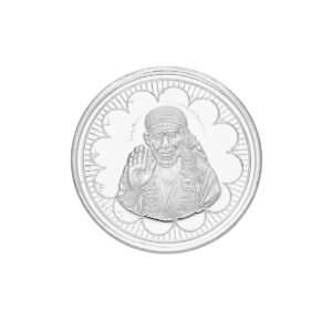 Sai Baba Silver Coin