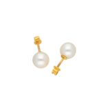 22KT Laghuvi Style Classic Gold Earrings