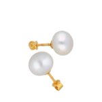 22KT Caitri Style Classic Gold Earrings