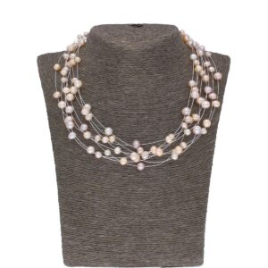 Fatema 7 Lines Pearl set