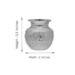 Goddess Dhana Laxmi Silver Kalash