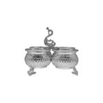 Silver Kumkum Haldi Holder
