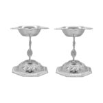 Designer Peacock Silver Samay