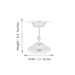 Designer Peacock Silver Samay