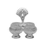 Puja Silver Kumkum Haldi Holder