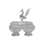 Puja Silver Kumkum Haldi Holder