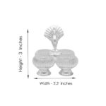 Puja Silver Kumkum Haldi Holder
