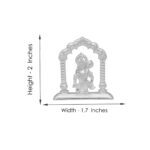 Hanuman Silver idol in Mandapam