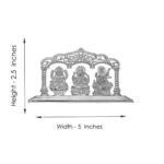 Laxmi Ganesh Saraswati idol in Mandapam