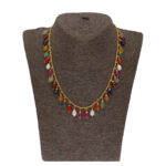 22KT Designer Gemstone Gold Chains