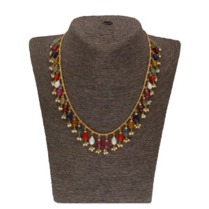 22KT Stylish Gemstone Gold Chains