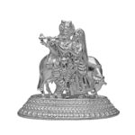 28 Grams Radha Krishna Silver Idol
