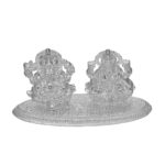 45 Grams Lakshmi & Ganesh Silver Idol