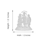 8 Grams Ram Lakshman Sita Silver Idol
