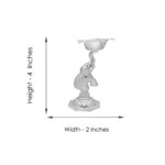 84 Grams Elephant Silver Diya's