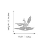 45 Grams Peacock Silver DiyaS