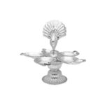 87 Grams Peacock Silver Diya's