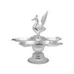 87 Grams Peacock Silver Diya's