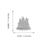 48 Grams Shiv Pariwar Silver Idol