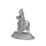 46 Grams Krishna Silver Idol