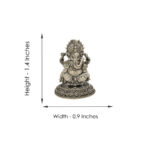 14 Grams Lord Ganesh Silver Idol