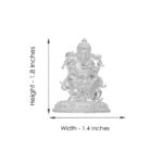 29 Grams Lord Gajanana Silver Idol
