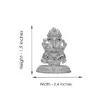 45 Grams Lord Gajanana Silver Idol