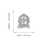 54 Grams Ram Pariwar Silver Idol