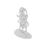 8 Grams Veer Anjaneya Hanuman Silver Idol