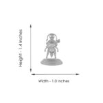 8 Grams Veer Anjaneya Hanuman Silver Idol