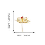 2.6 Grams Silver Pooja Flower