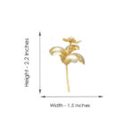 9.5 Grams Golden Silver flower