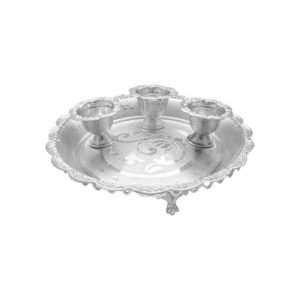 122 Grams Stunning Silver Thali