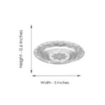 32 Grams Unique Silver Thali