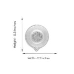 15 Grams Plane Silver Diya