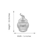 52 Grams Elephant Design Kumkum Box