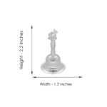 34 Grams Nandi Design Silver Pooja Bell