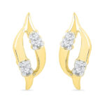 18 KT Gold Sparkle Diamond Earrings