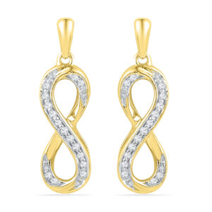 18 KT Gold Flawless Diamond Earrings