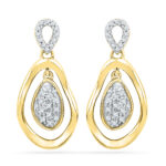 18 Kt Gold day Special Zimaa Diamond Earrings