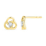 18 KT Gold Misha Diamond Earrings