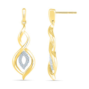 0.16 Carat Diamond Earrings