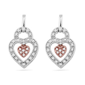 Rosy Diamond Earrings :