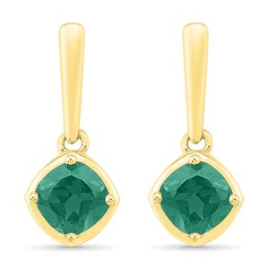 Honey Emerald Ear Hangings