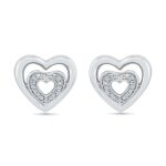 Heart Beat Diamond Earring