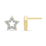 Star Diamond Earrings