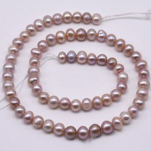 AA 4-5 MM Peach Potato Freshwater Pearl String