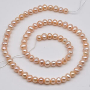AA Freshwater Round 4-5 MM Pink Pearl String