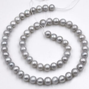 AA Freshwater Round 4-5 MM Grey Pearl String