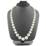 Crowned Opulence White Southsea Saltwater Pearl Necklace 10-14 mm